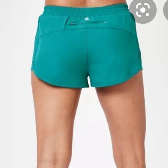 Sweaty Betty Interval Run Shorts in Dark Lake Blue XL - Picture 6 of 8